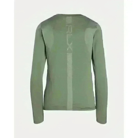 NEW! RLX Golf Ralph Lauren Womens S Performance Jersey Long-Sleeve Tee NWT $188 - Picture 2 of 2